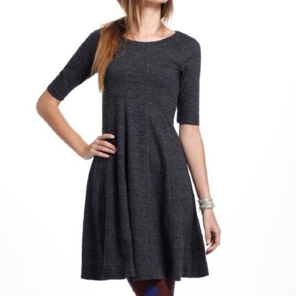 Ganni gray swing dress. Size XS
